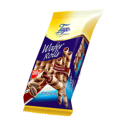 Tago - Rurki waflowe (Waffelröllchen mit Kakaocremefüllung) - Karton 24 × 260 g