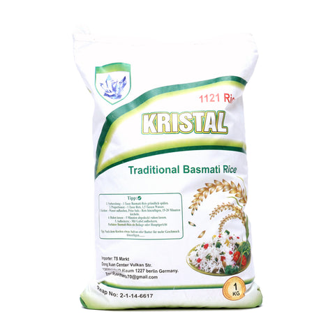 Kristal - Traditioneller Basmatireis - 1 kg