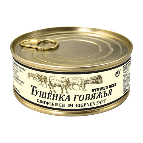 Tuschonka (Rindfleisch im eigenen Saft) - Karton 18 × 325 g