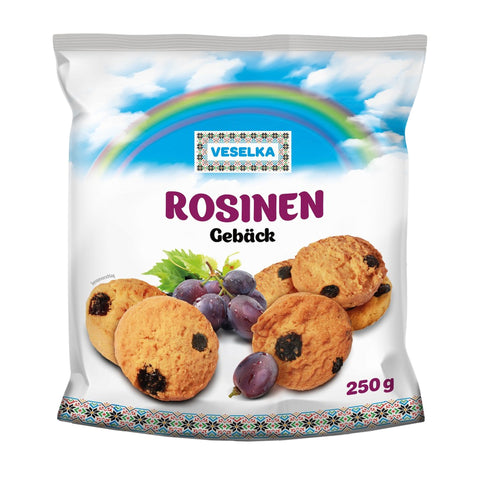 Veselka - Gebäck mit Rosinen - Karton 10 × 250 g