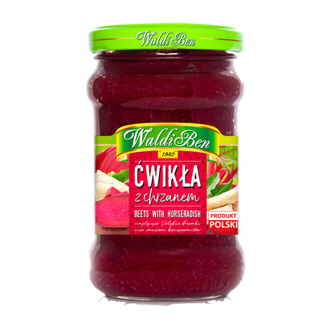 WaldiBen - Ćwikła z chrzanem (Rote Bete mit Meerrettich) - Karton 10 × 300 g