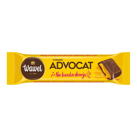 Wawel - Advocat (Milchschokoriegel mit Eierlikörgeschmack) - Karton 30 × 39 g