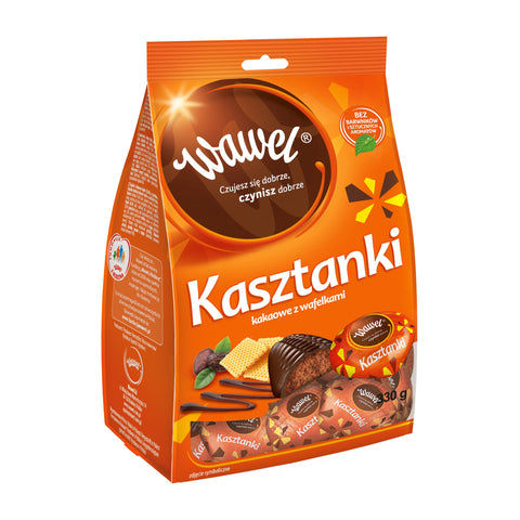 Wawel - Schokoladenpralinen mit Kakaocremefüllung (Kasztanki) - 7 × 330 g