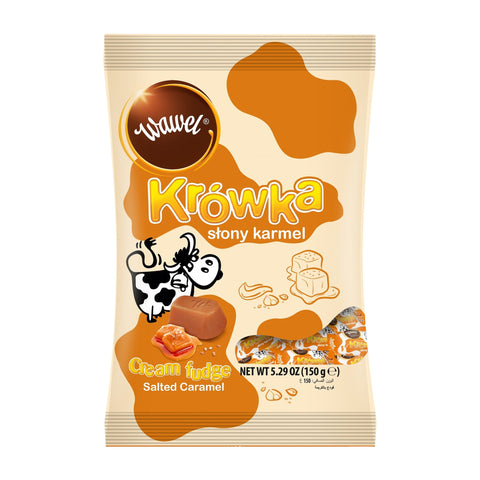 Wawel - Krówka słony karmel (Gesalzene Milchkaramellen) - Karton 12 × 150 g