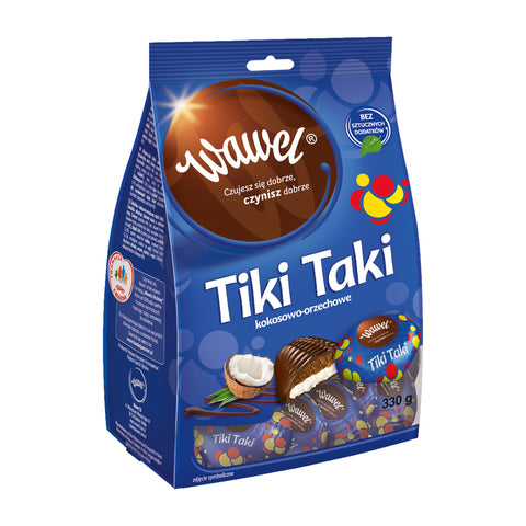 Wawel - Tiki Taki (Pralinen mit Erdnuss-Kokos-Füllung) - Karton 7 × 330 g