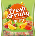 Wawel Fresh & Fruity Pure, Saure Geleebonbons mit Füllung 160 g – Packung, Vorderseite